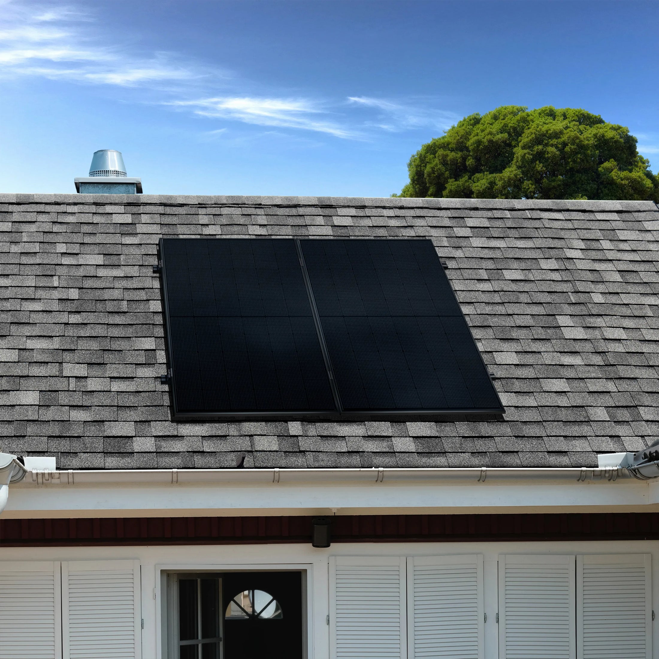 Wie befestigt man eine Solarpanel auf dem Flachdach