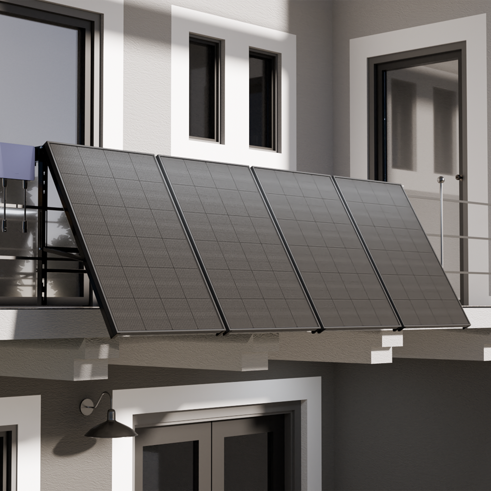 Wie viel Grad Neigung sollte ein Balkonkraftwerk haben