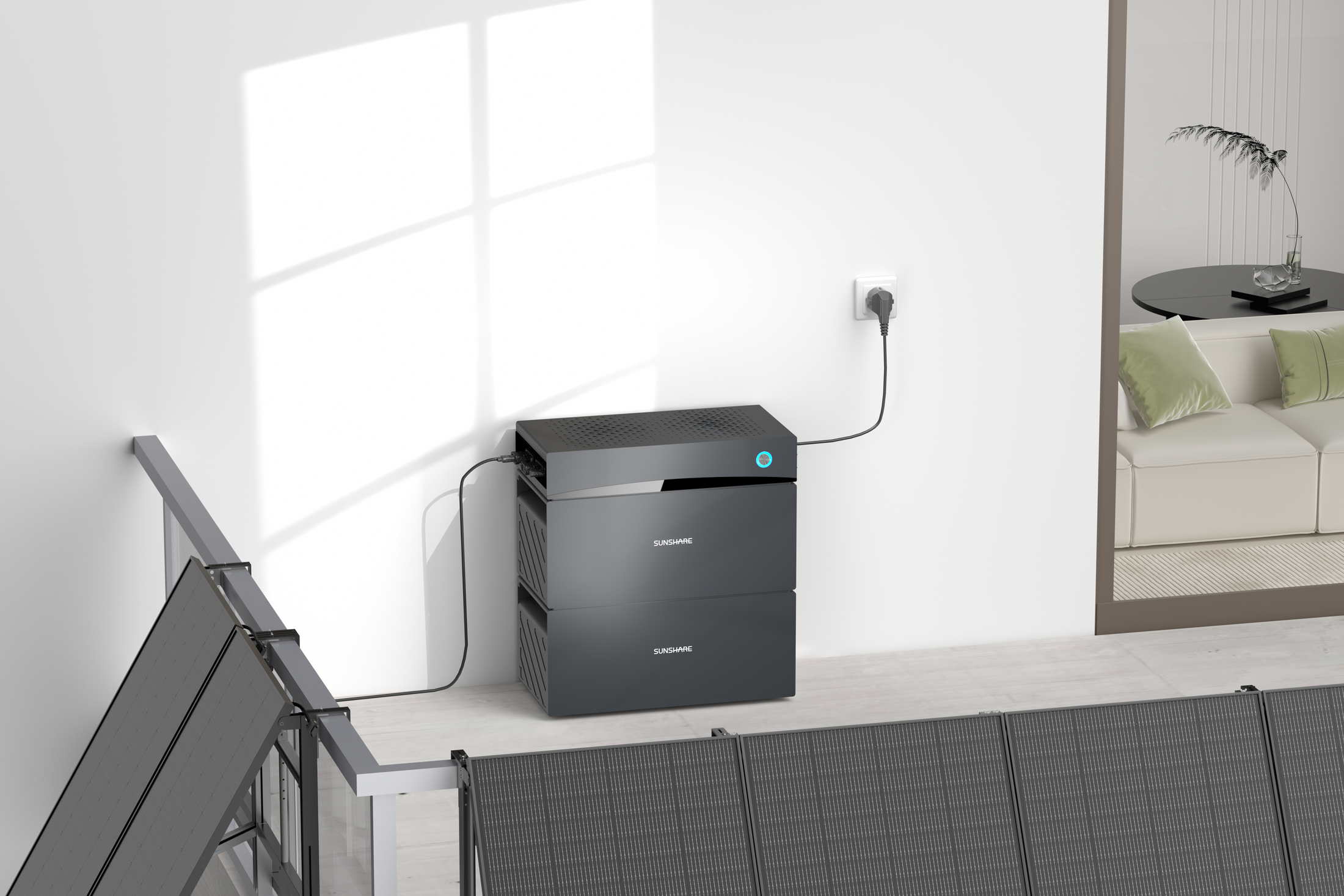 Mini-Balkonkraftwerk mit Speicher: Unabhängig auch nach Sonnenuntergang