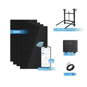 Ray Balkonkraftwerk 200W~1200W mit verstellbarer Halterung