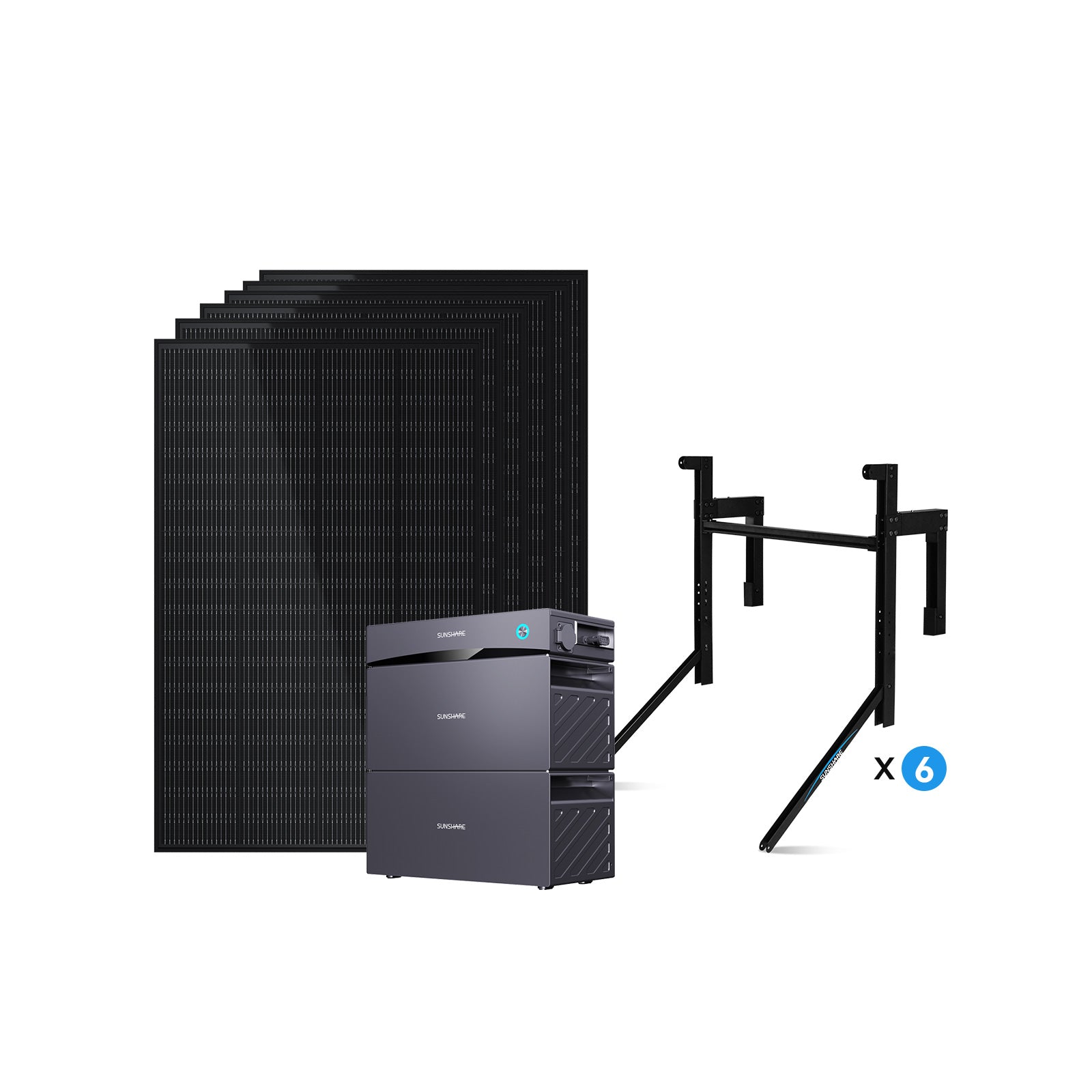 Glory Balkonkraftwerk 1200W mit 4070Wh Speicher