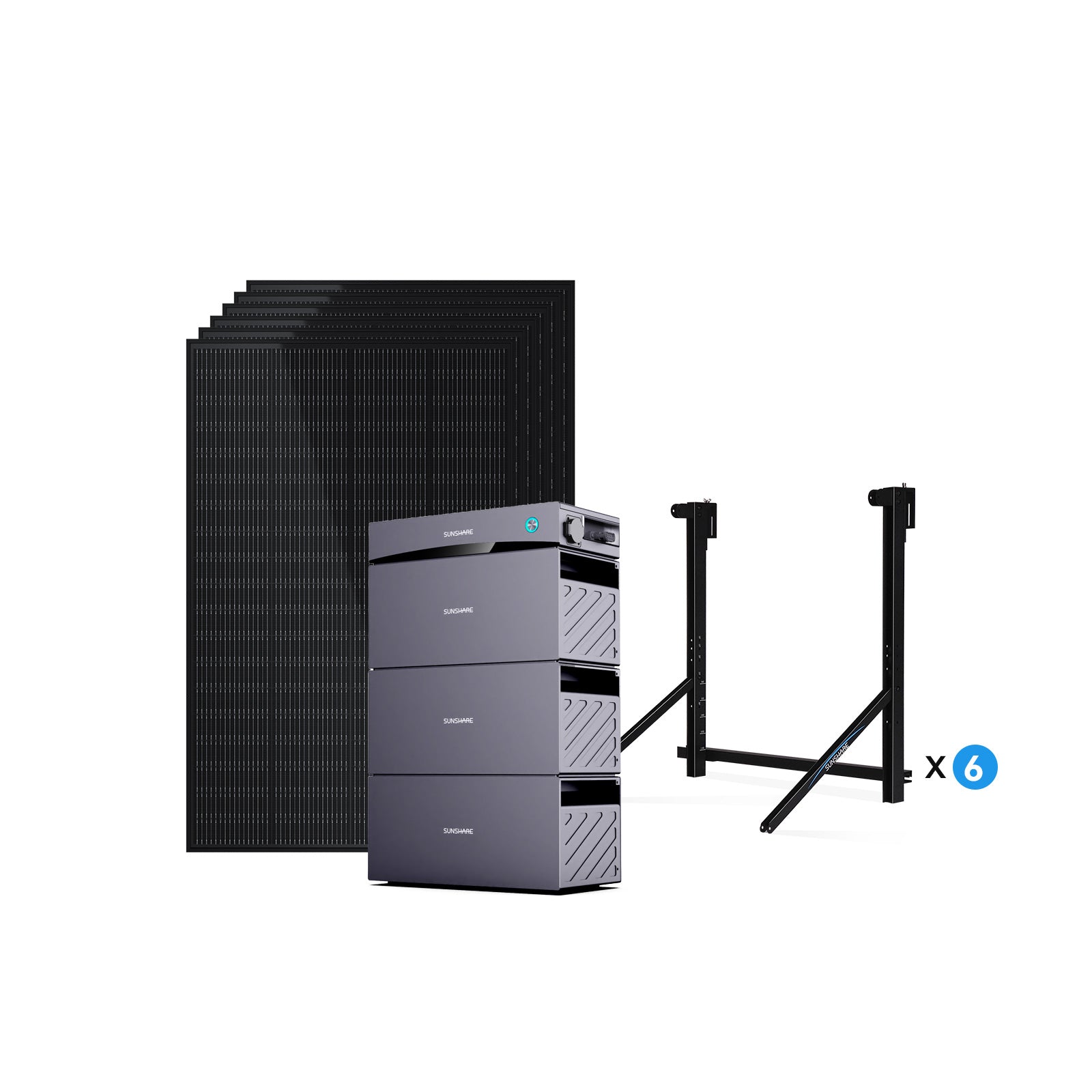 Glory Balkonkraftwerk 1200W mit 4070Wh Speicher
