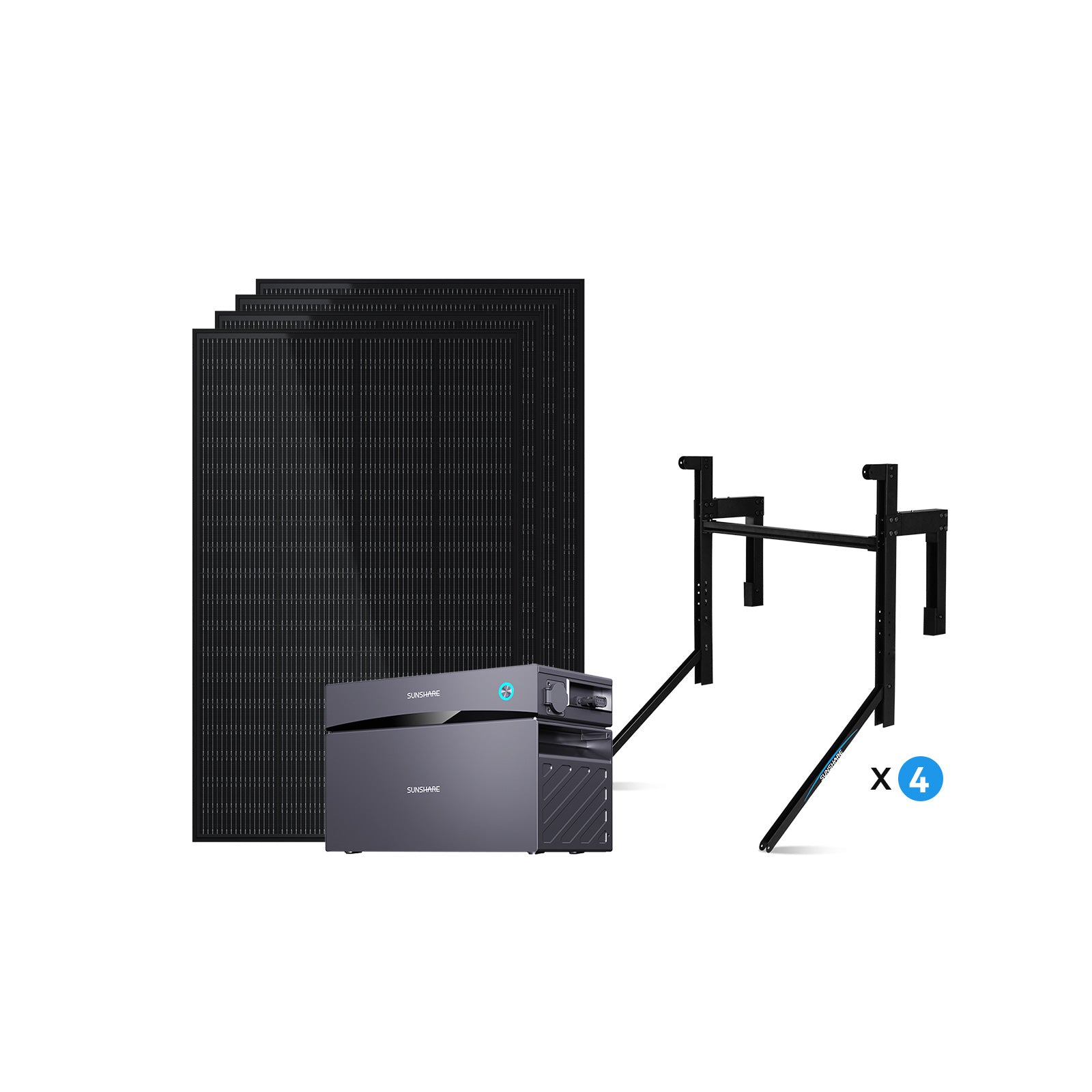 Glory Balkonkraftwerk 800W mit 2035Wh Speicher