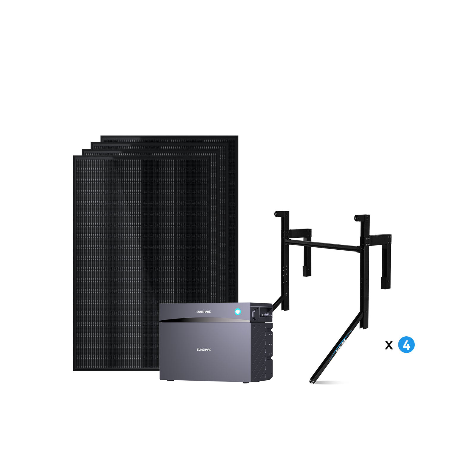 Glory Balkonkraftwerk 800W mit 4019Wh Speicher