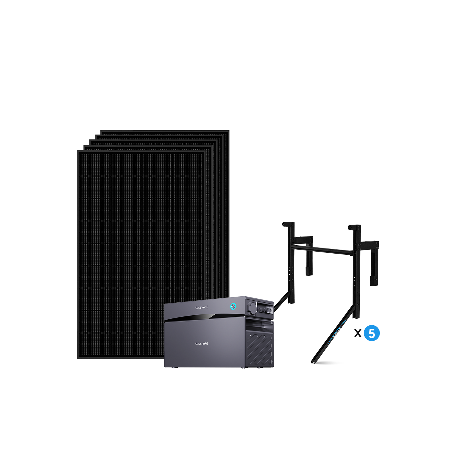 Glory Balkonkraftwerk 1000W mit 1526Wh Speicher