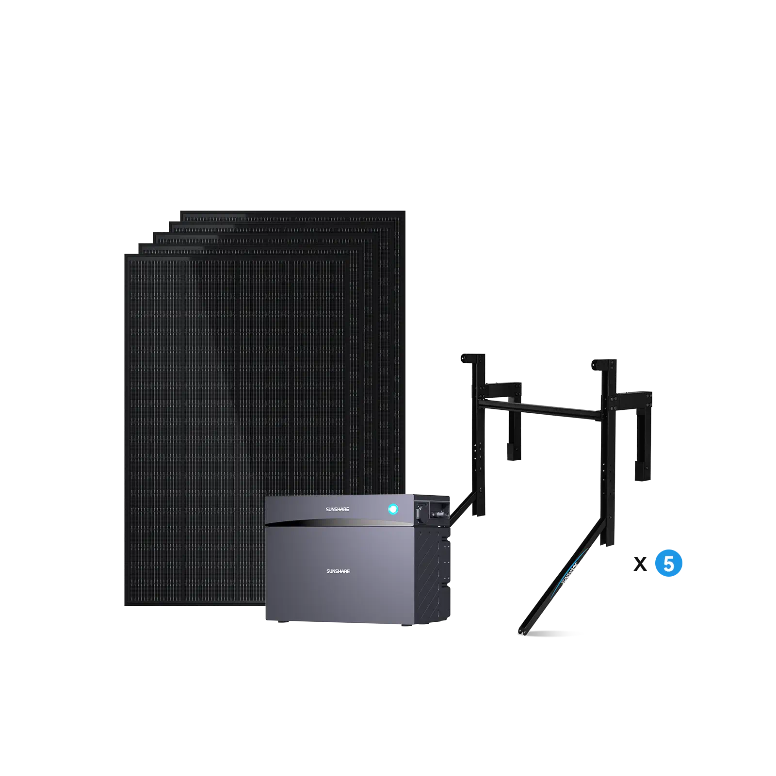 Glory Balkonkraftwerk 1000W mit 4019 Wh Speicher