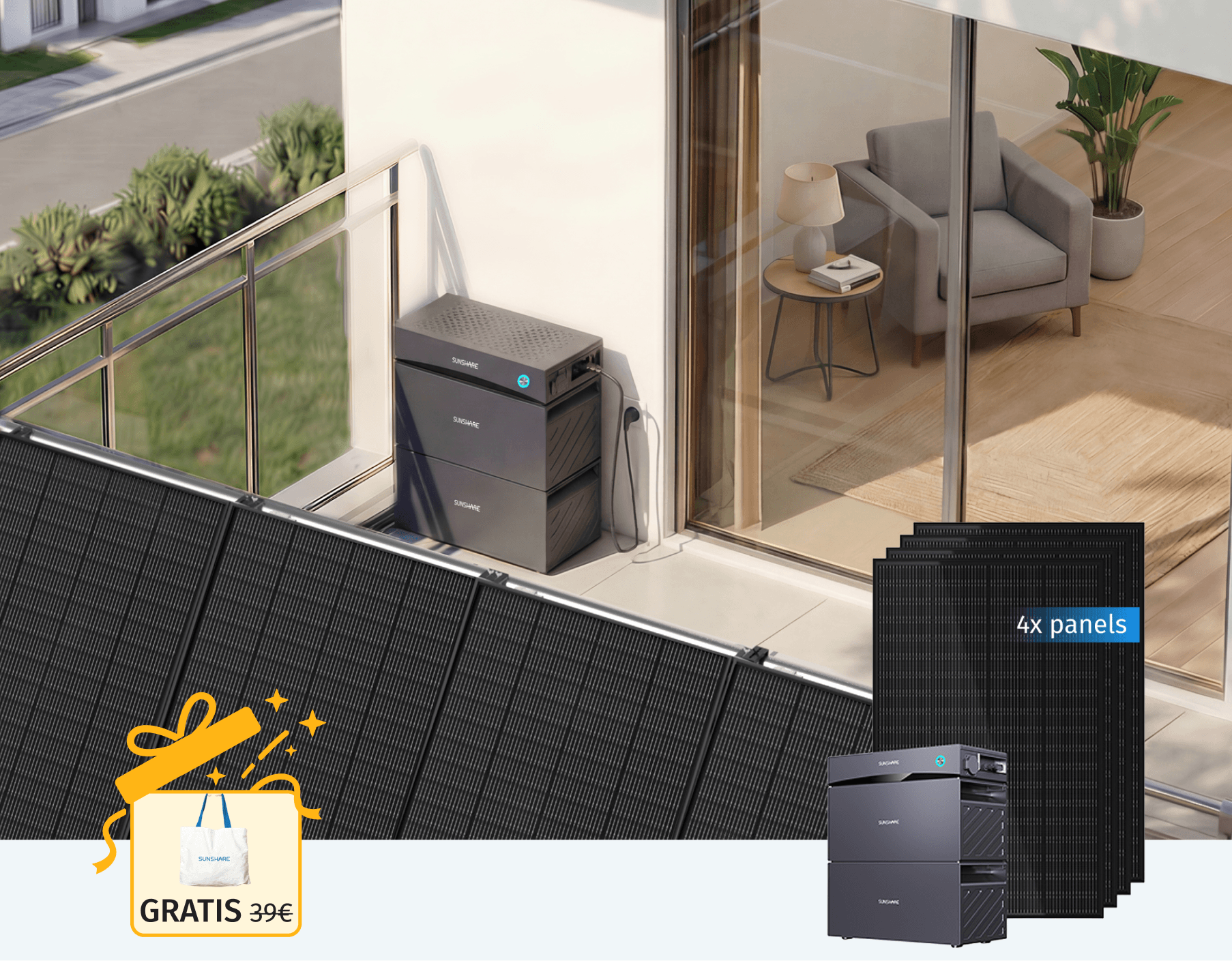 Glory Basic Set 3.05 kWh (800 Wp)