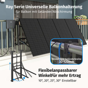 Ray Geländer / Schild Balkon Halterung Winkel einstellbar