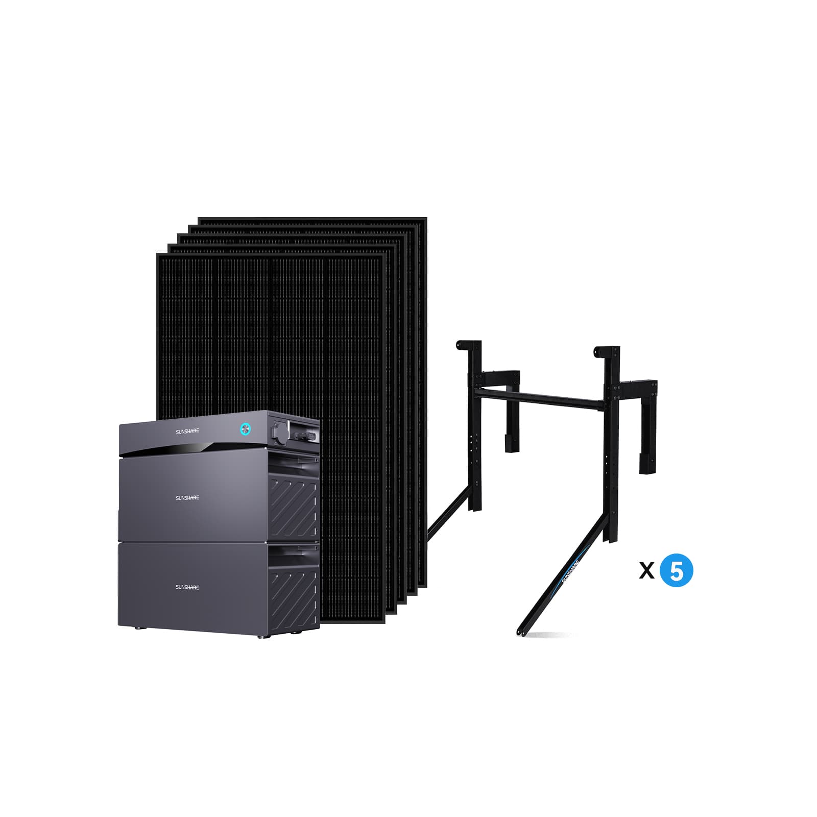 Glory Semi-Solid Balkonkraftwerk 1000W mit 4070Wh Speicher