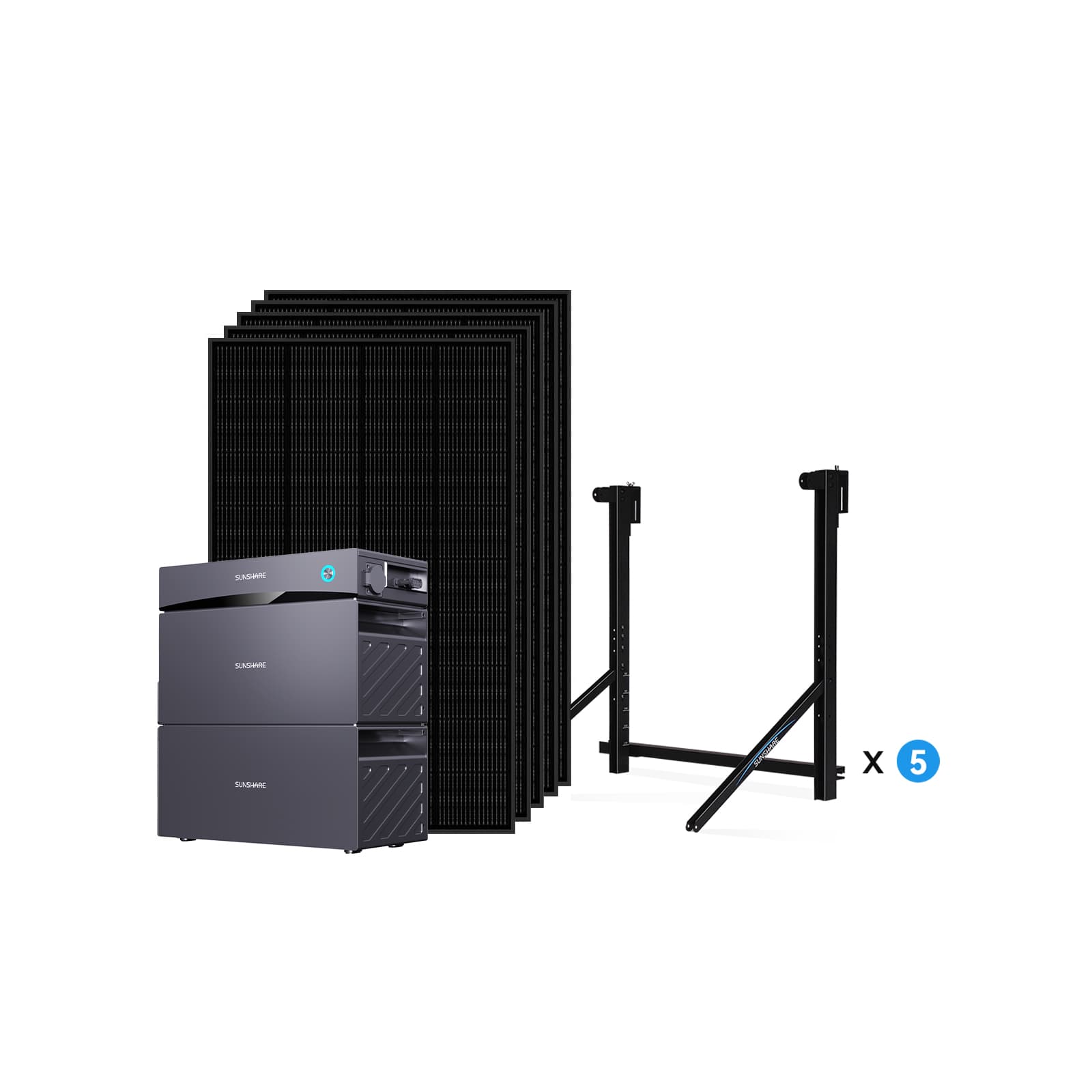 Glory Semi-Solid Balkonkraftwerk 1000W mit 4070Wh Speicher