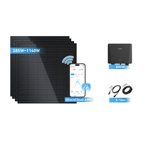 Balkonkraftwerk Basic Kit 285W~1140W