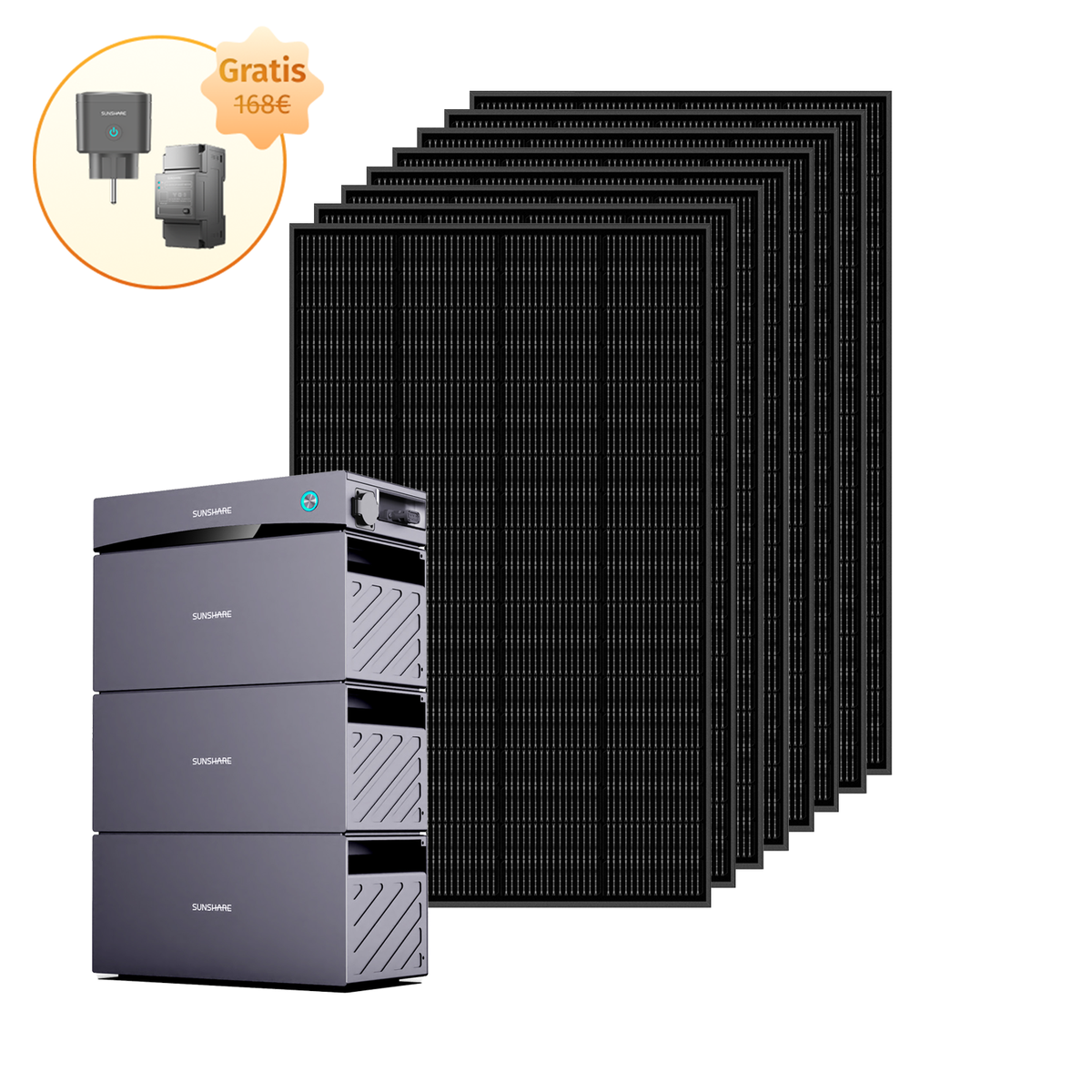 Glory Advanced Set: 4.57 kWh (2000 Wp)