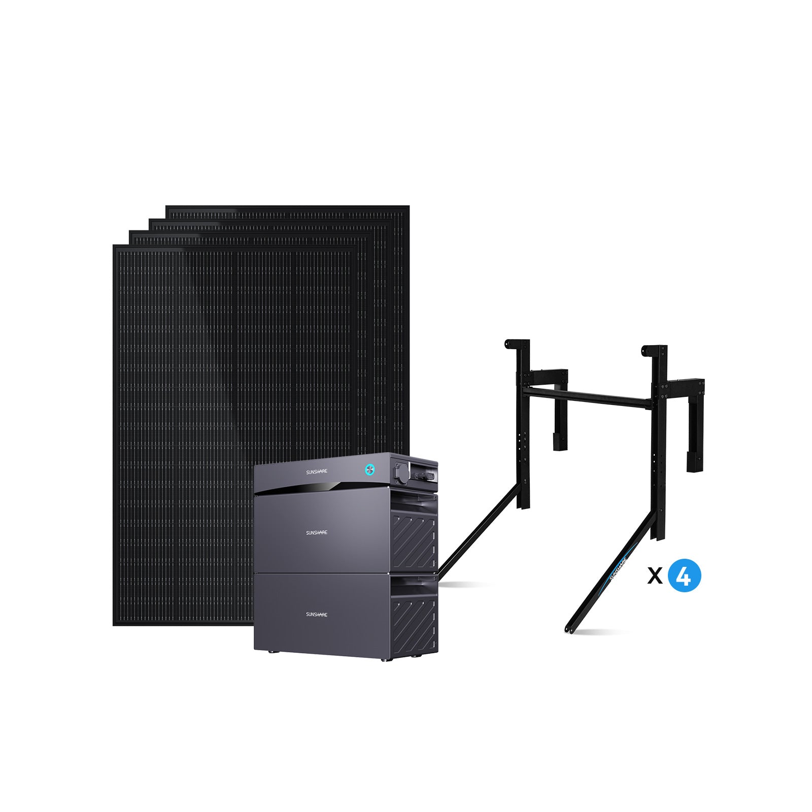 Glory Balkonkraftwerk 800W mit 4070Wh Speicher