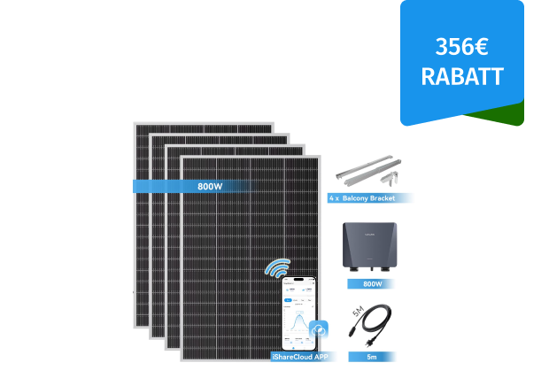 Ray Lite Railing Balkonkraftwerk 800W