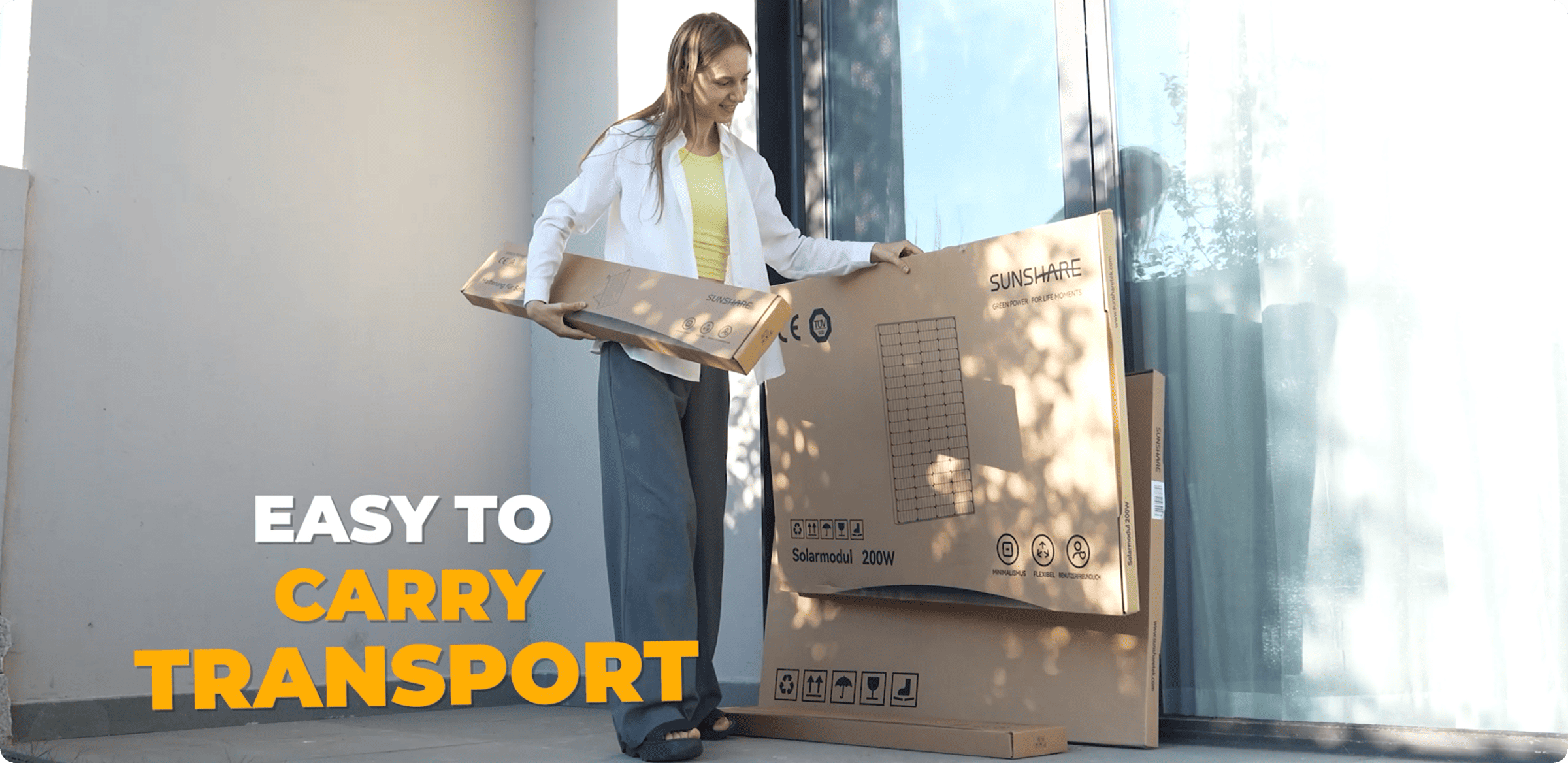 Leichter und kompakter –Einfach  zu transportieren