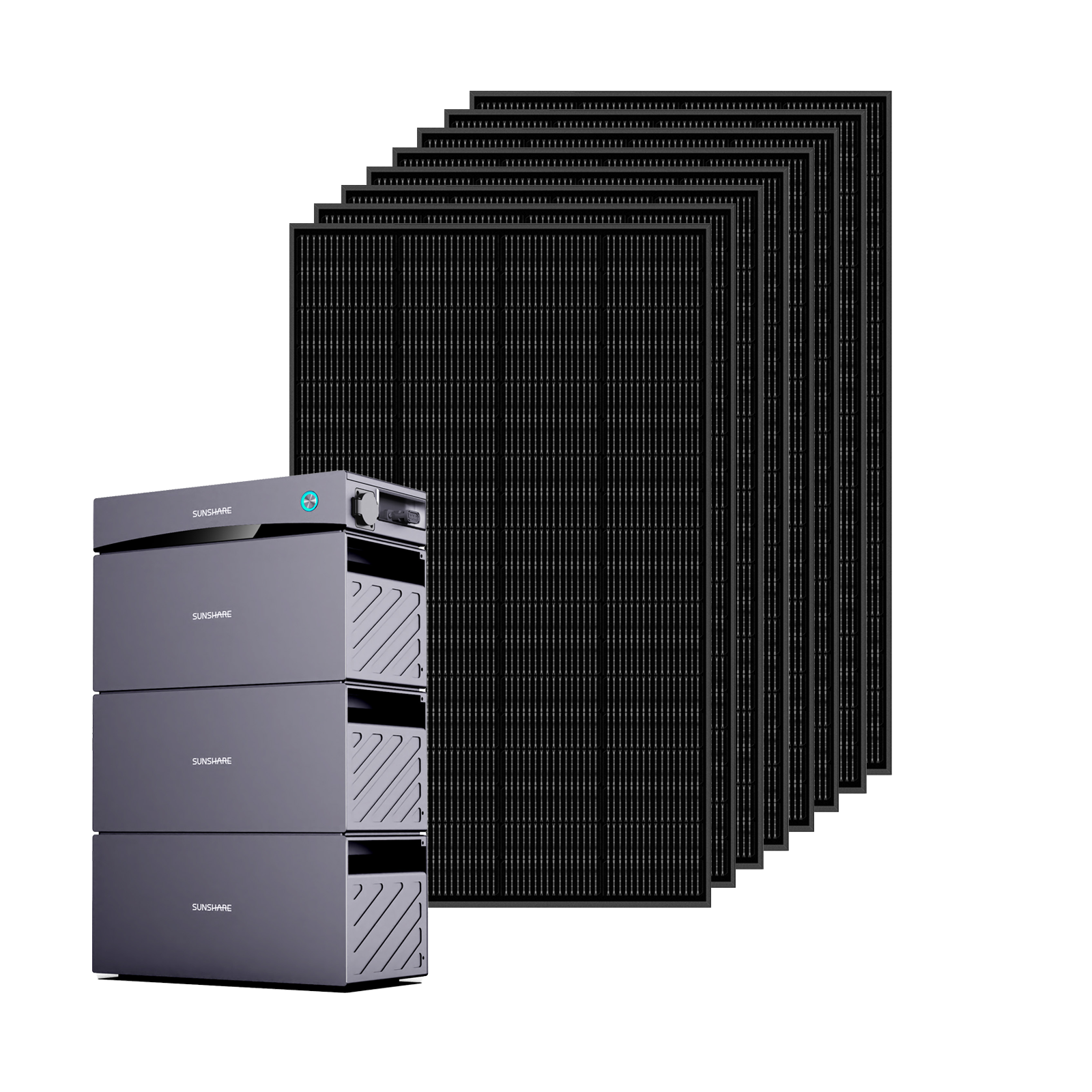 Glory Balkonkraftwerk 2000W mit 4578Wh Speicher