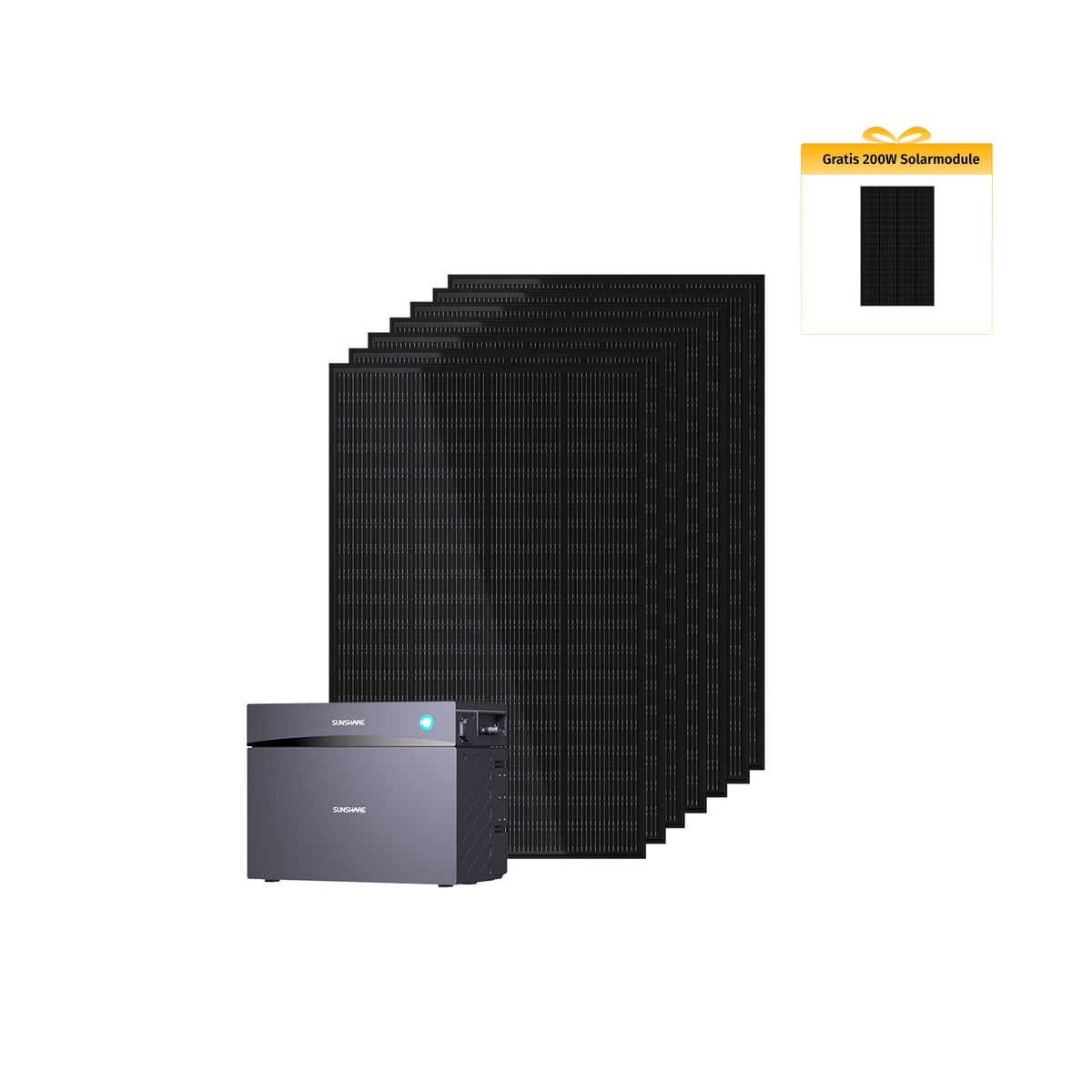 Glory Balkonkraftwerk 1400W mit 4019 Wh Speicher