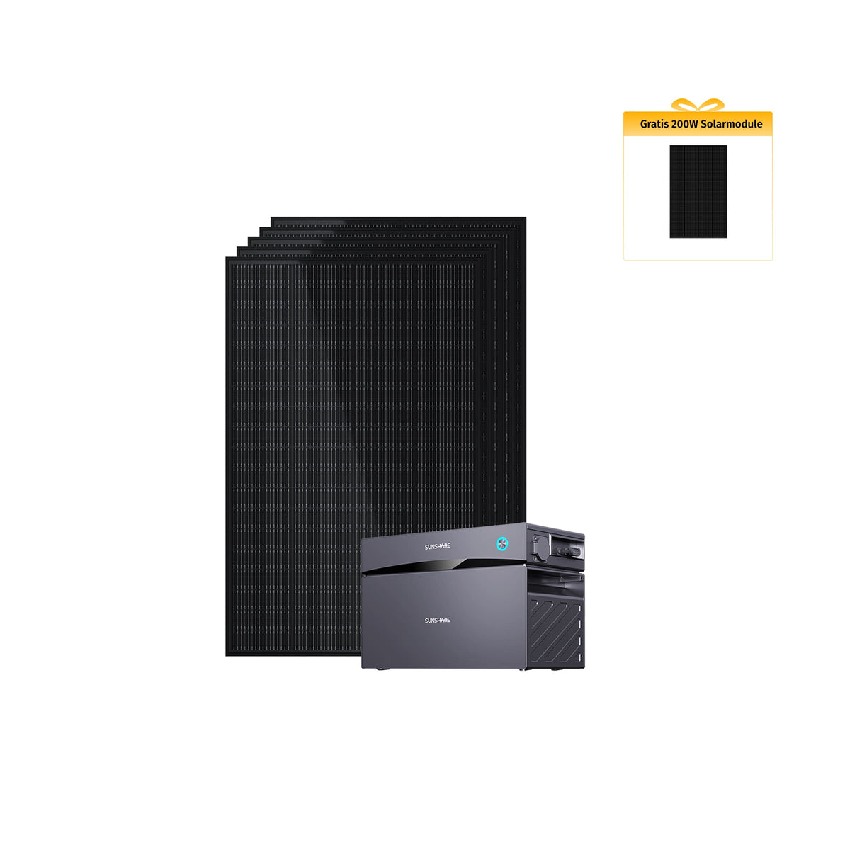 Glory Balkonkraftwerk 1000W mit 1526Wh Speicher