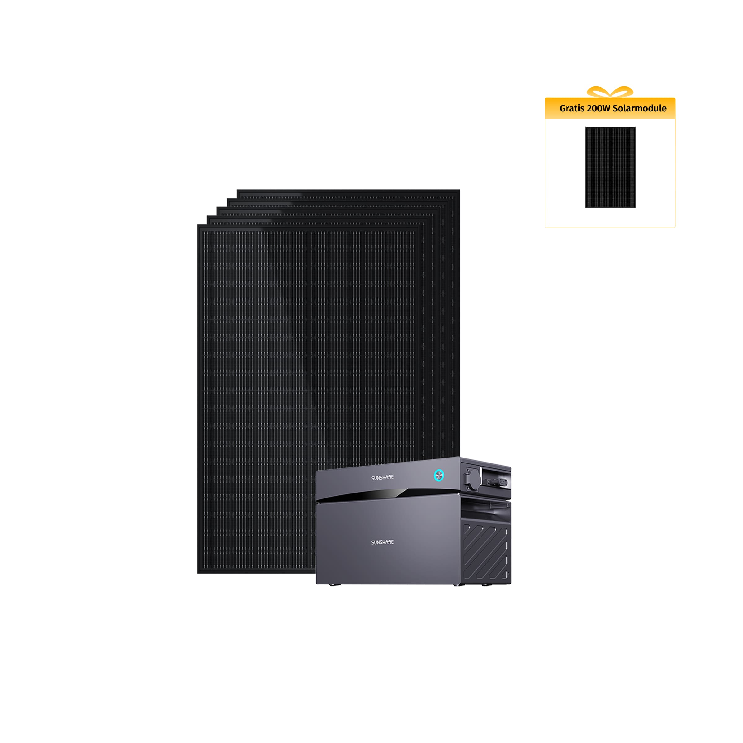 Glory Balkonkraftwerk 1000W mit 1526Wh Speicher