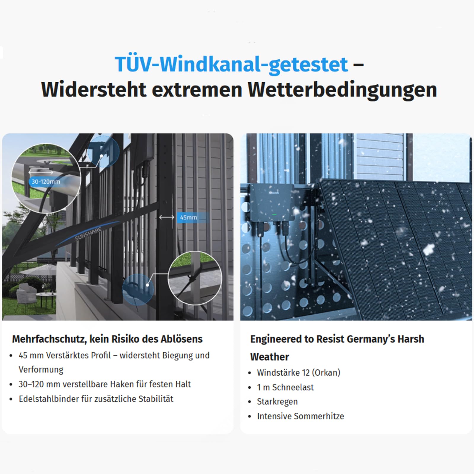 Glory Balkonkraftwerk 1000W mit 4019 Wh Speicher