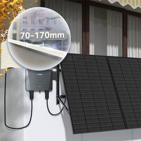 Cement Balcony Balcony Power Station 800W with Adjustable Bracket