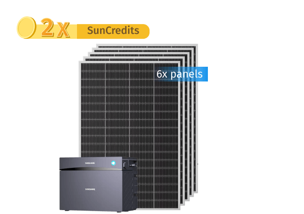 Glory Standard Set 4.0 kWh (1200 Wp)